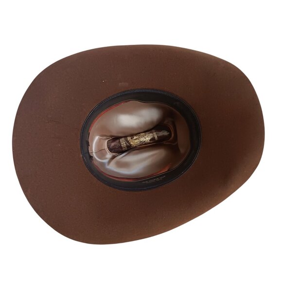 Men's sz 7 Vintage Resistol Stagecoach 1970's Cowboy Hat Western Rancher 1978 - Picture 10 of 14